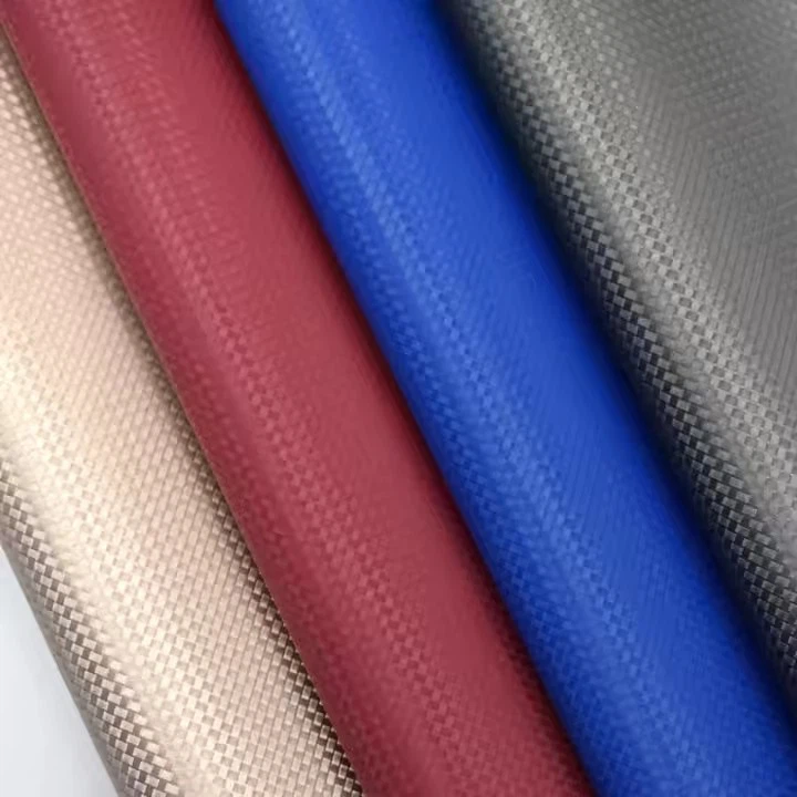 For Bag Backpack Pu Leather Weave Shiny Vinyl Fabric