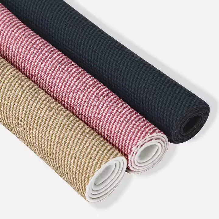 High Quality Water-Resistant Imitation Twill Fabric PU Synthetic Leather For Bags And Furniture