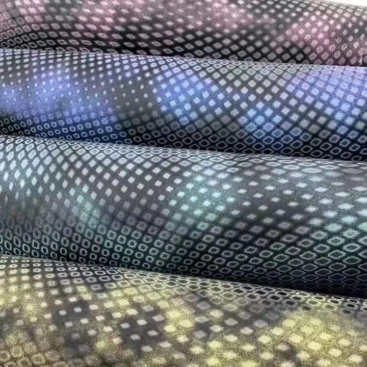 Magic Color Print Sheet Leather Crocodile Vinyl Pu Faux Leather Fabric