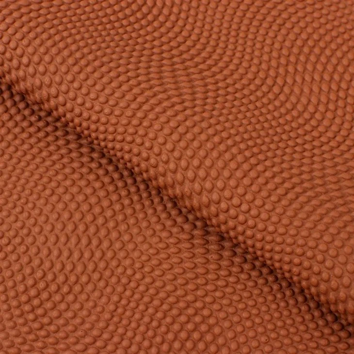PVC Basketball Grain Embossed Style Artificial Synthetic Leather For Ball Bag Car Seats Decorate Faux Leather Fabric